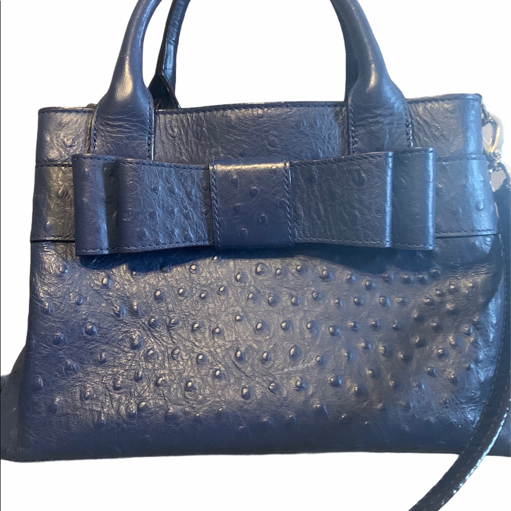 Kate Spade Provence Charm City Ostrich Leather Bag